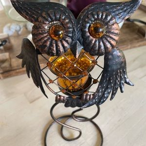 Owl Tea-light Holder